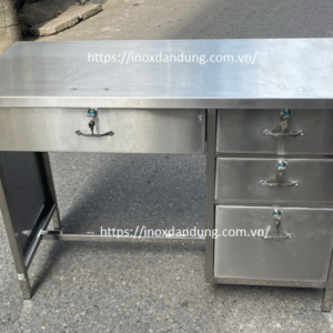 Bàn làm việc inox cho văn phòng, bệnh viện