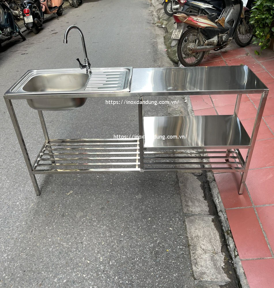 Ke nha bep 1 | Inox dân dụng Toán Huệ