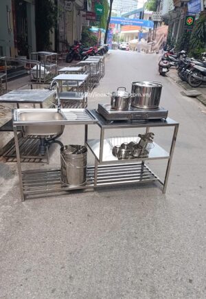 ke bep ga tron chung cu mini hinh anh 4 | Inox dân dụng Toán Huệ