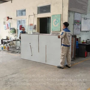 Bẫy mỡ inox trường học
