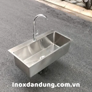 Chậu rửa bát inox âm bàn theo yêu cầu