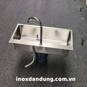Chậu rửa bát inox âm bàn theo yêu cầu 10 chau rua bat 6 | Inox dân dụng Toán Huệ