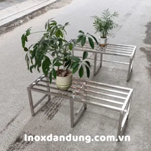 Kệ để hoa inox gia đình