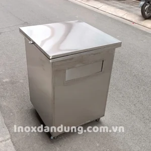 Thùng rác inox