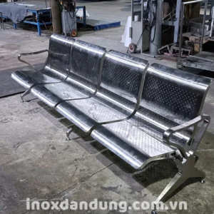 Băng chờ  4 ghế inox 304