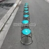 Ghế inox tròn chân vòng