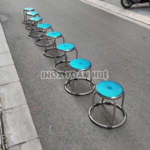 ghe inox tron chan vong | Inox dân dụng Toán Huệ