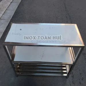 Ban de dung cu 3 tang inox lam theo yeu cau | Inox dân dụng Toán Huệ