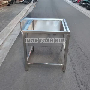Chau rua don 1 ho inox cong nghiep Ha Noi | Inox dân dụng Toán Huệ