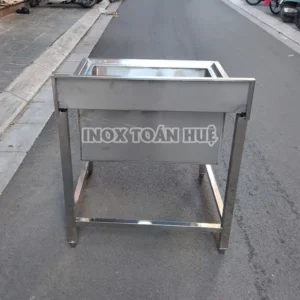 Chau rua don 1 ho inox cong nghiep lam theo yeu cau | Inox dân dụng Toán Huệ