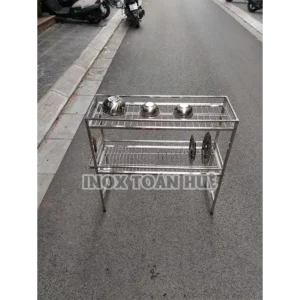 Gia de do bep 2 tang inox 2 | Inox dân dụng Toán Huệ