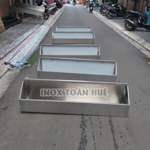 Máng tiểu nam inox cho cơ sở