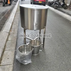 Thung sang chiet dau lac inox gia re | Inox dân dụng Toán Huệ