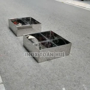 khay inox hinh vuong 4 | Inox dân dụng Toán Huệ