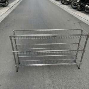 Kệ inox 3 tầng nhận đặt theo yêu cầu