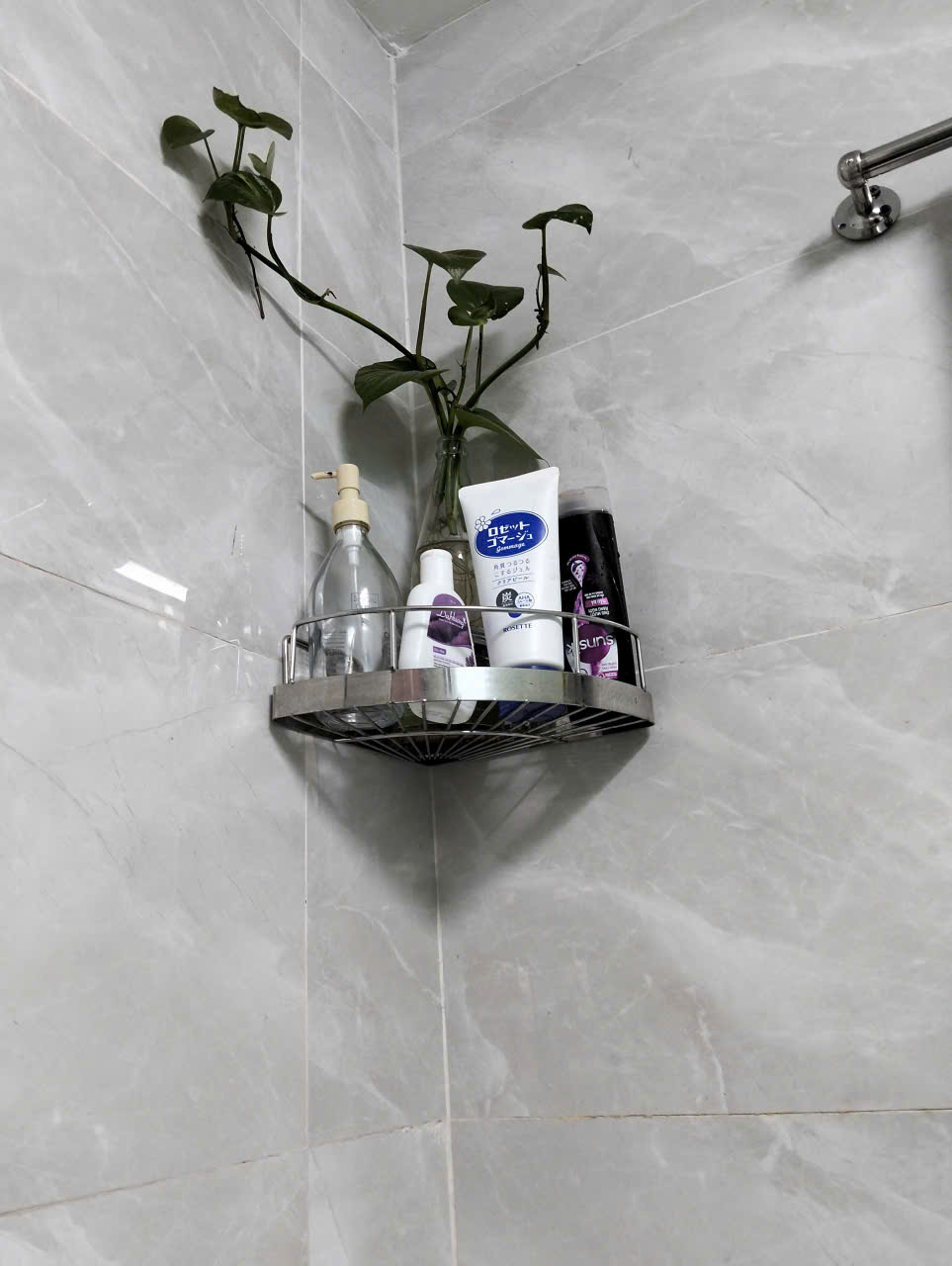 Kệ góc inox nhà tắm 5 ke goc inox nha tam1 | Inox dân dụng Toán Huệ