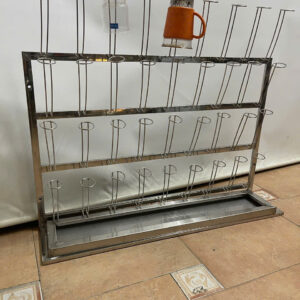 Giá inox úp các loại cốc dài