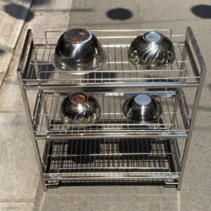 Sản phẩm kệ úp bát inox 3 tầng 