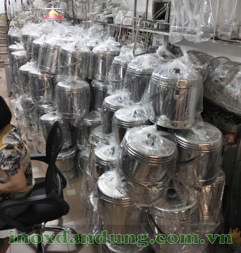 Xô đựng canh inox 19 lít 10 xodungcanh 3 | Inox dân dụng Toán Huệ